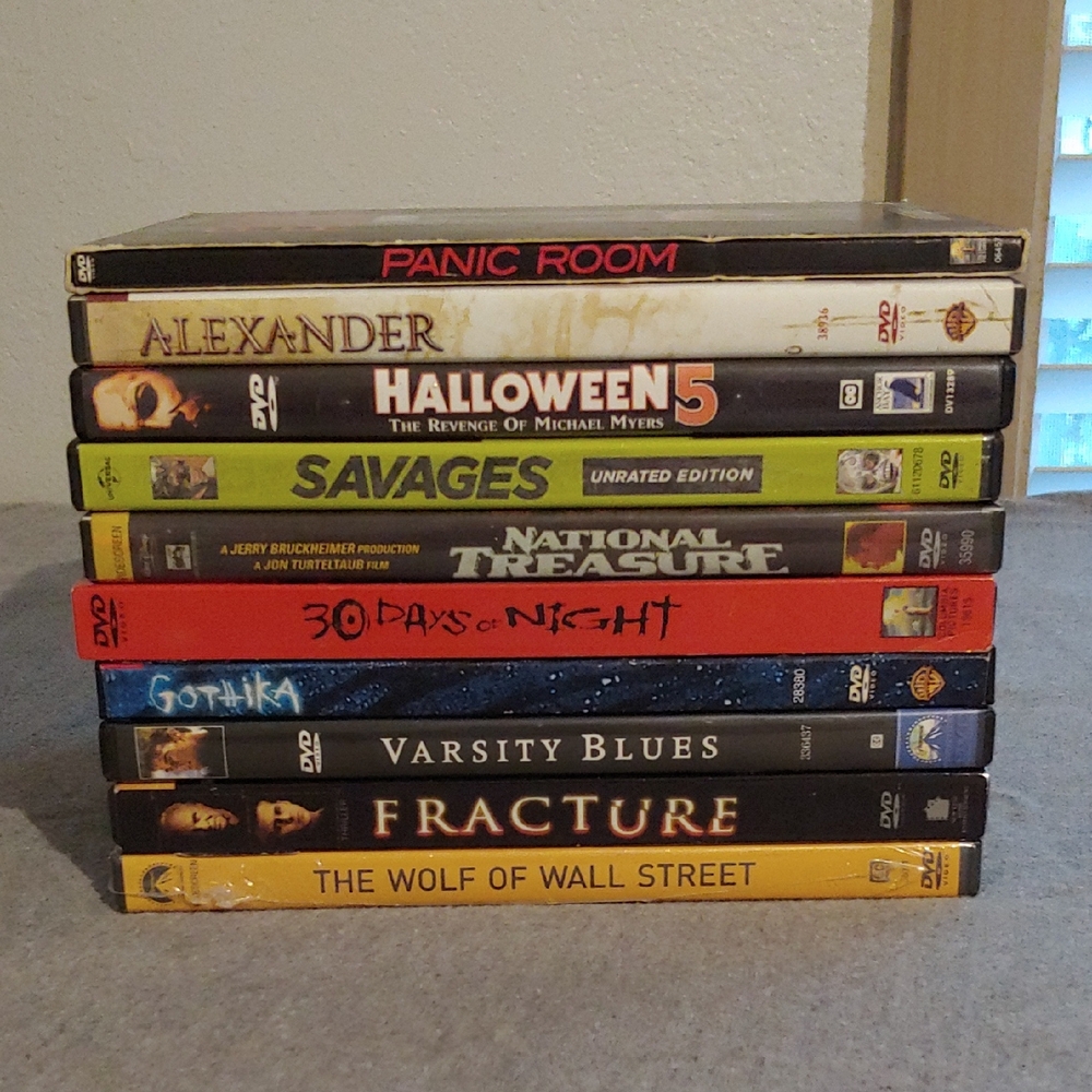10x DVD Movie Collection - Various Genres